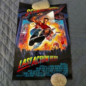 Last Action Hero Original 11x16.5 Promotional Movie Poster